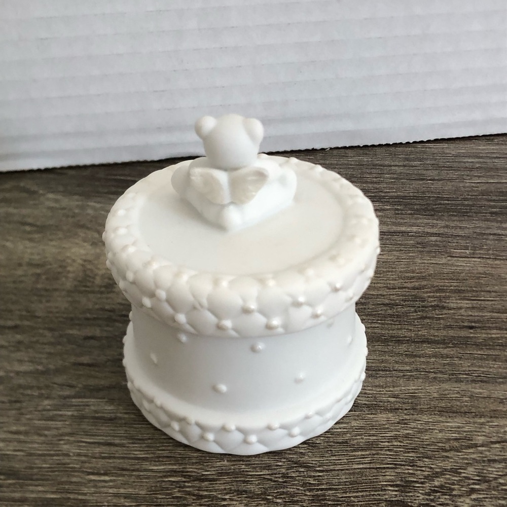 Vtg Bisque March Treasure Box - Picture 5 of 12
